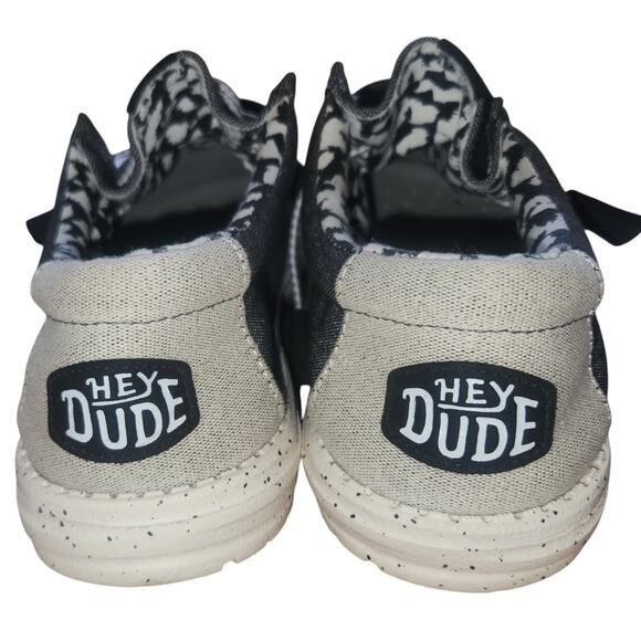 Hey Dude Other - HEY DUDE Wally Canvas Stretch Slip On Mens Shoe Opal Black sz 8M